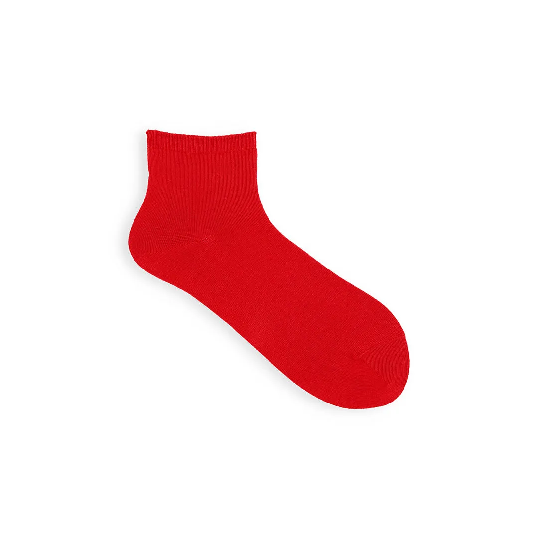 011132686 Plain Ankle Socks