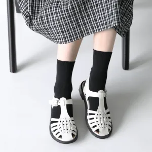 011141065 Plain Crew Socks M