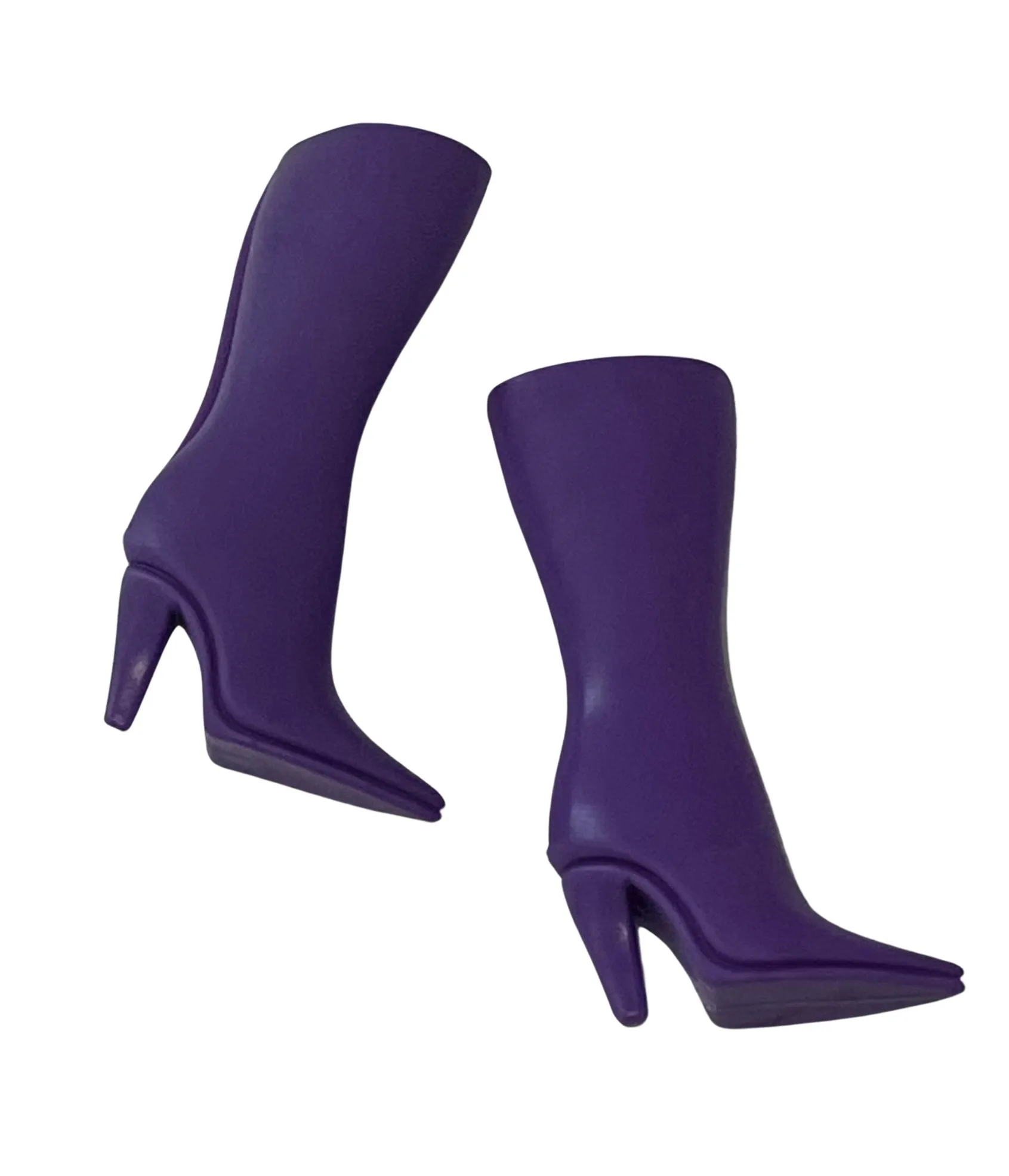 6 pairs of Lady Boots-Red, Black, and Purple for Fashion Dolls