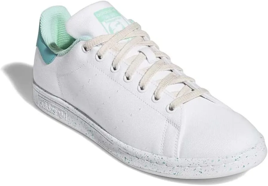 adidas Originals Men's Stan Smith Low Shoes, Casual Sneakers, Footwear White/Mint Rush/Pulse Mint, 9