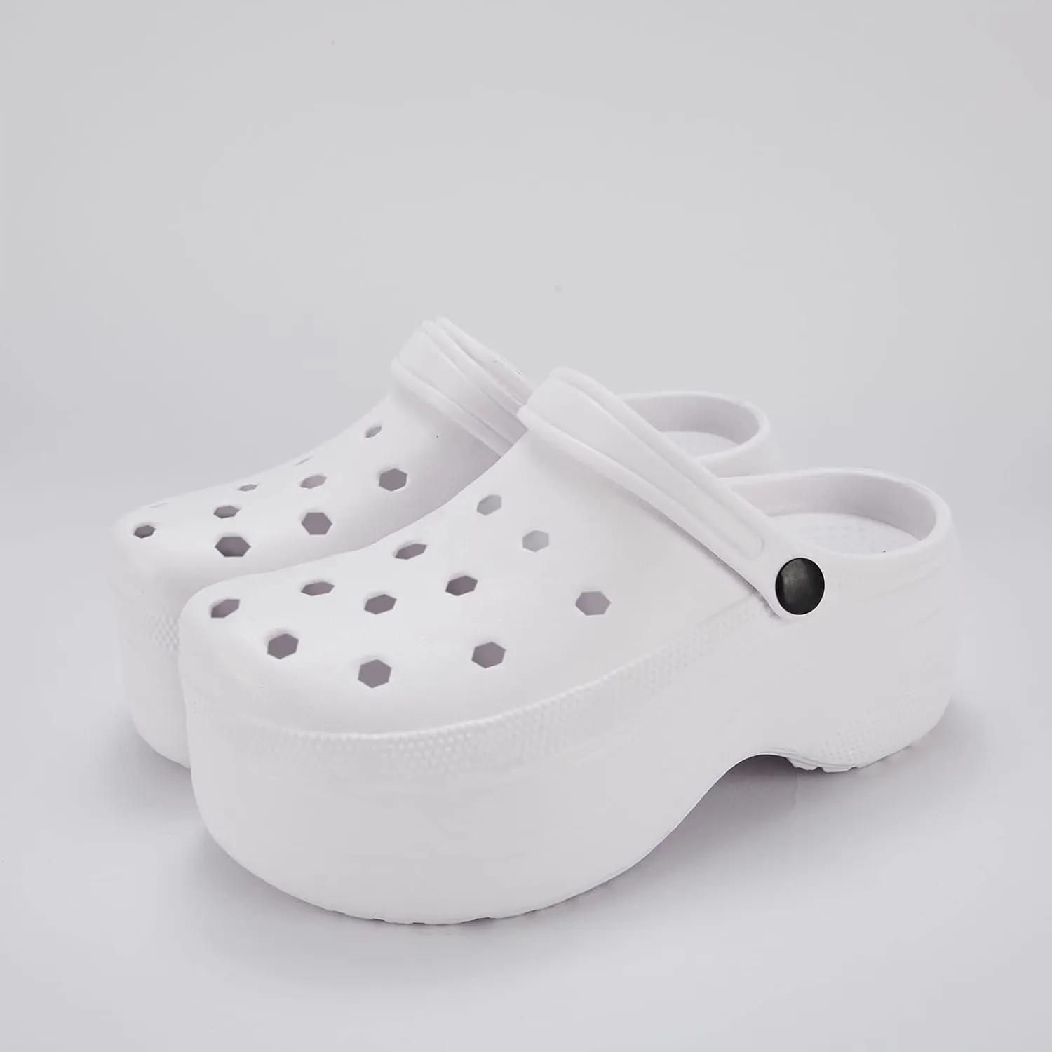 Aimaerluo Platform Garden Shoes Clogs for Women Sandals Fation Slip On Slides Shoes Comfortable Slippers Mules