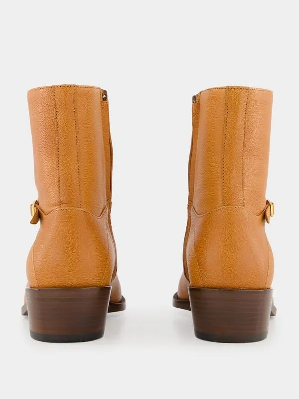 ANKLE BOOTS 6Y2S0J27DQX QSN Brown Ankle Boots