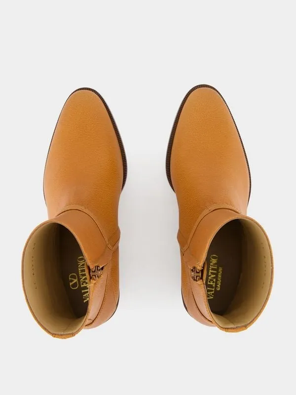 ANKLE BOOTS 6Y2S0J27DQX QSN Brown Ankle Boots