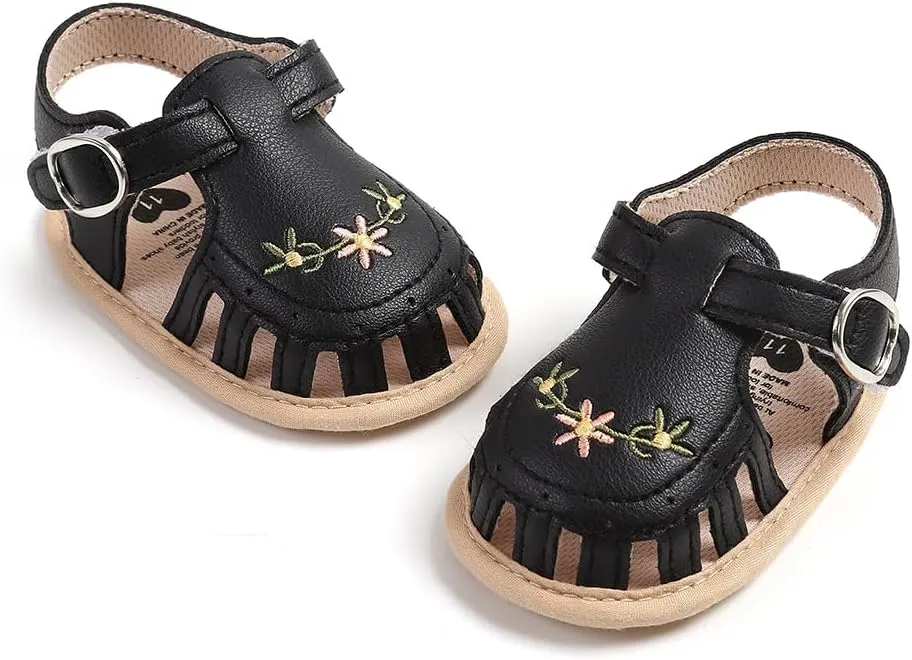 Baby Sandals Infant Boys Girls Summer Dress Flat Shoes Beach Sandals Newborn Crib Shoes First Walkers Prewalkers