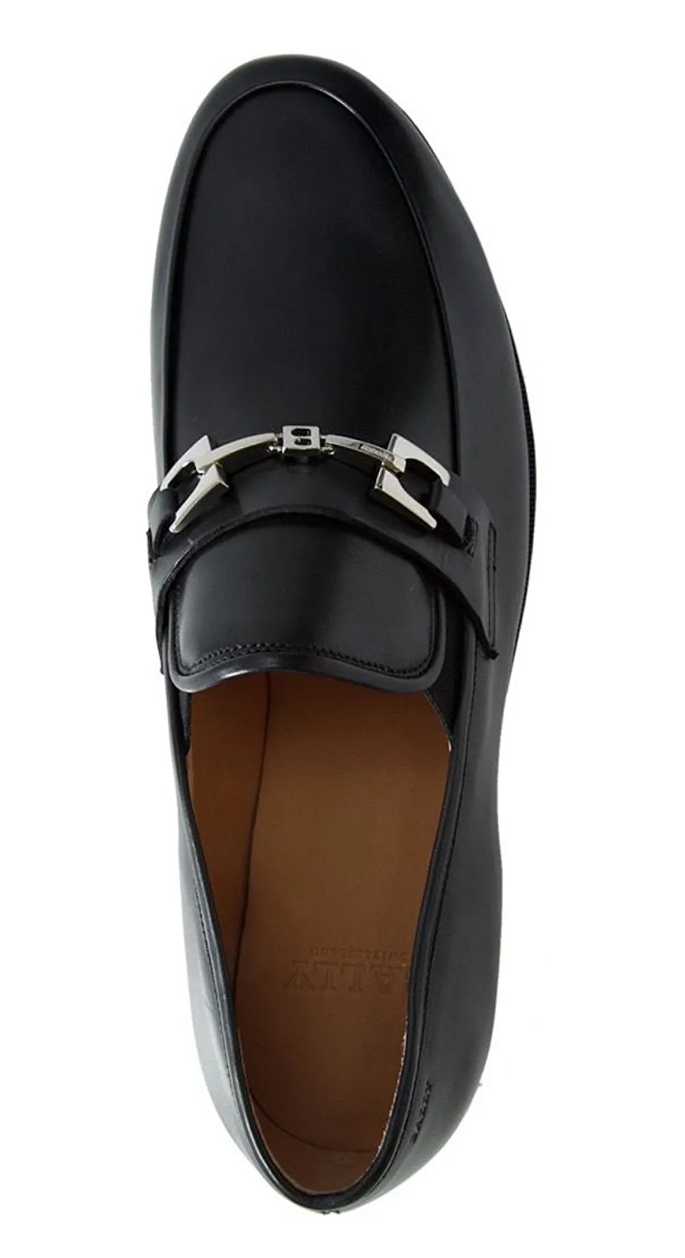 BALLY Mens HAKUS Loafers in Black Calf Plain 6179324