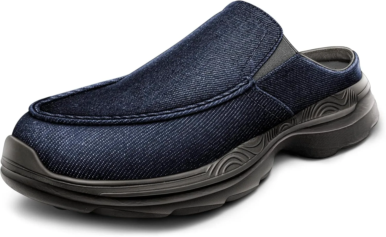 Bigant Men Slip-on Mules, Unisex Slippers Clogs Garden Shoes with Breathable Upper Supportive Sole