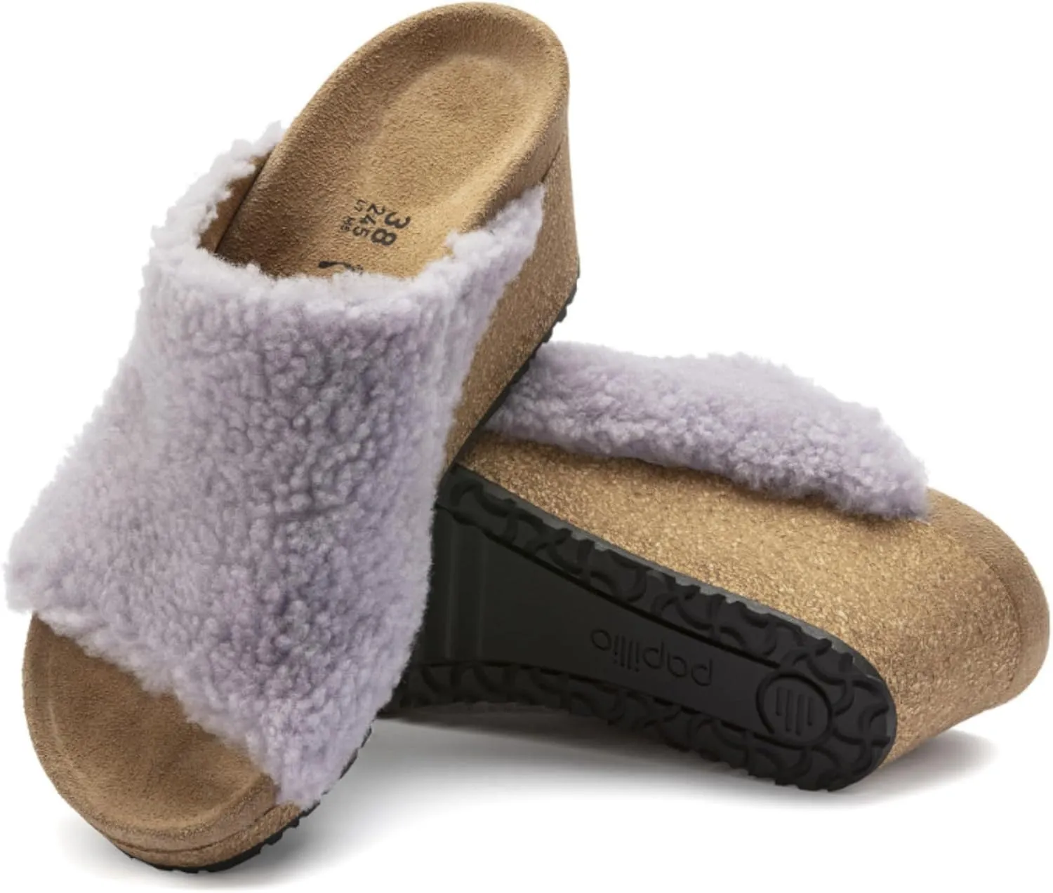 Birkenstock Papillio Namica Sherling Wedge Sandal