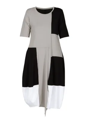 Block Midi Dress