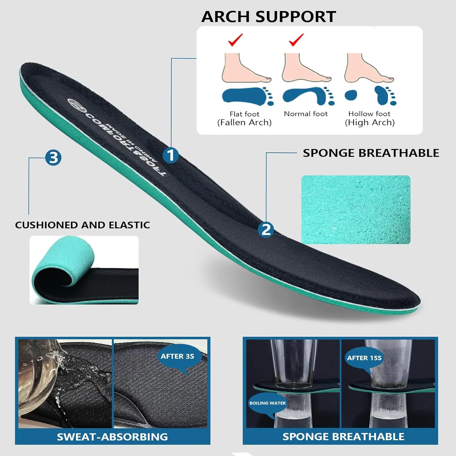Buyrew Mules for Women Slip on Shoes Comfortable Knit Canvas Walking Flats with Arch Support Breathable Clogs House Slippers