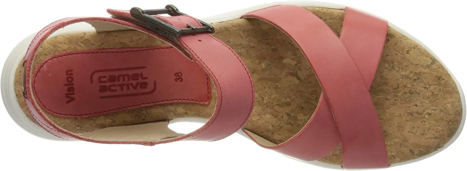 camel active Women's Platform Flatform Sandals