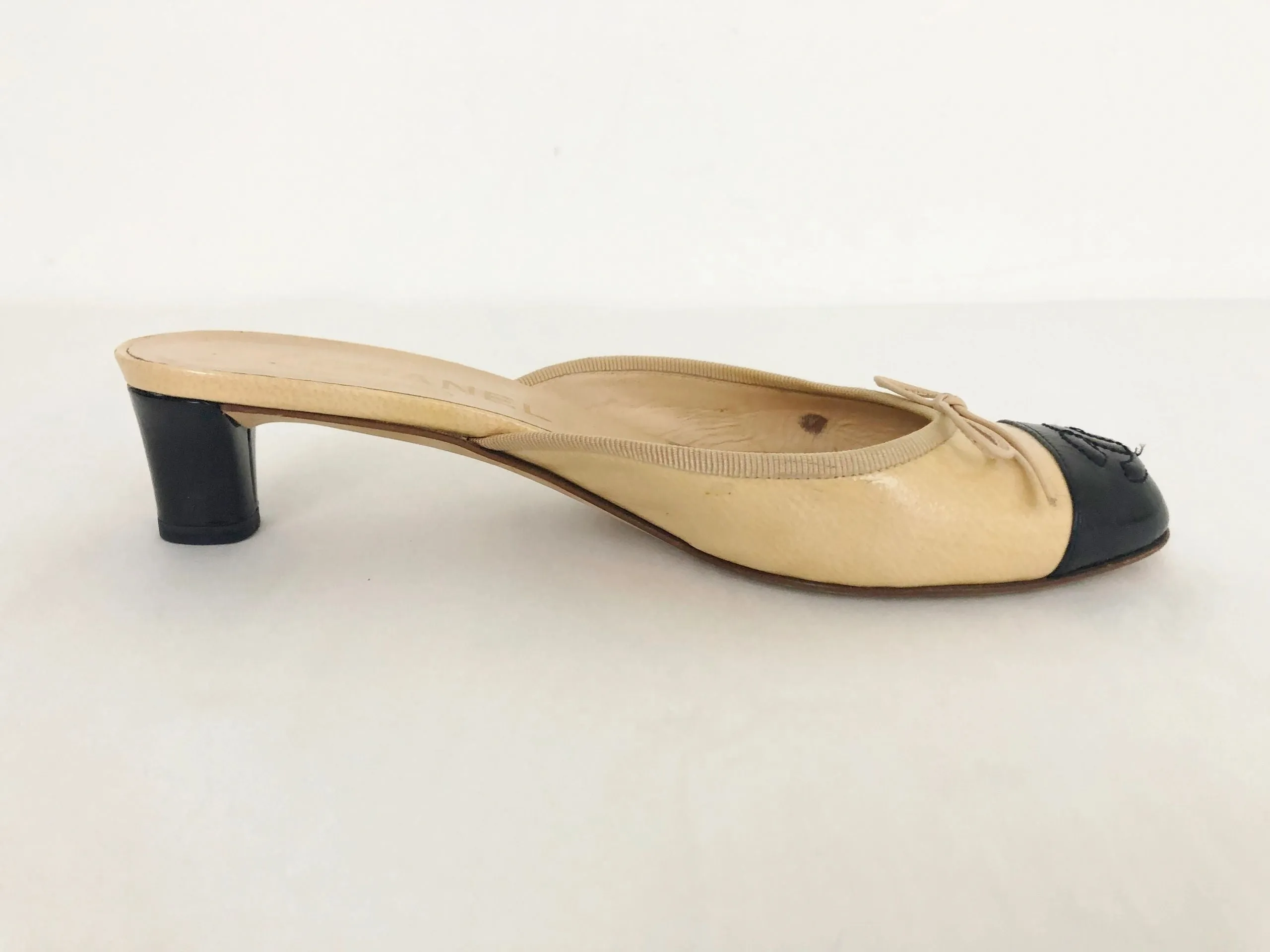 Cap-Toe Mules Size 7