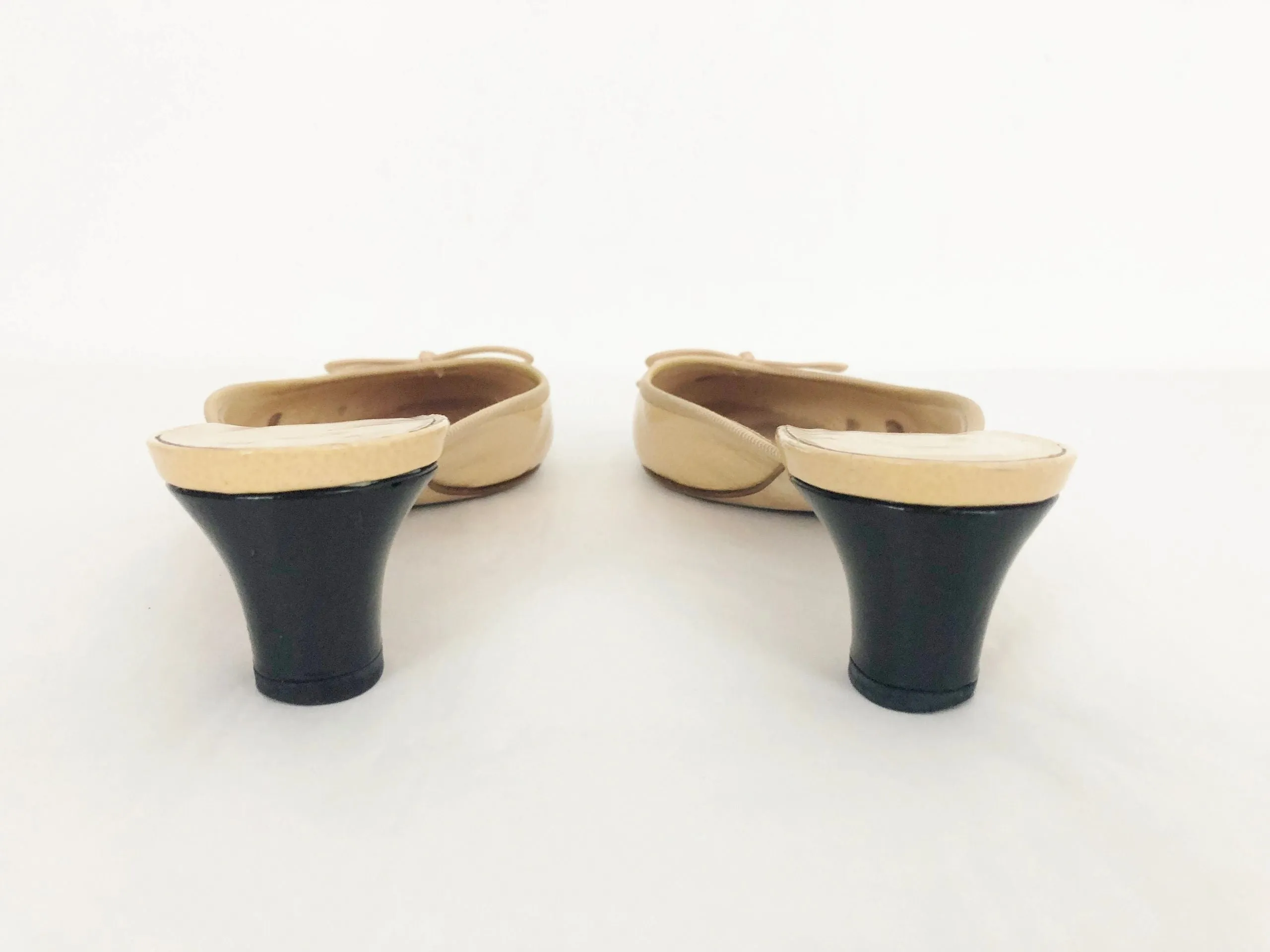 Cap-Toe Mules Size 7