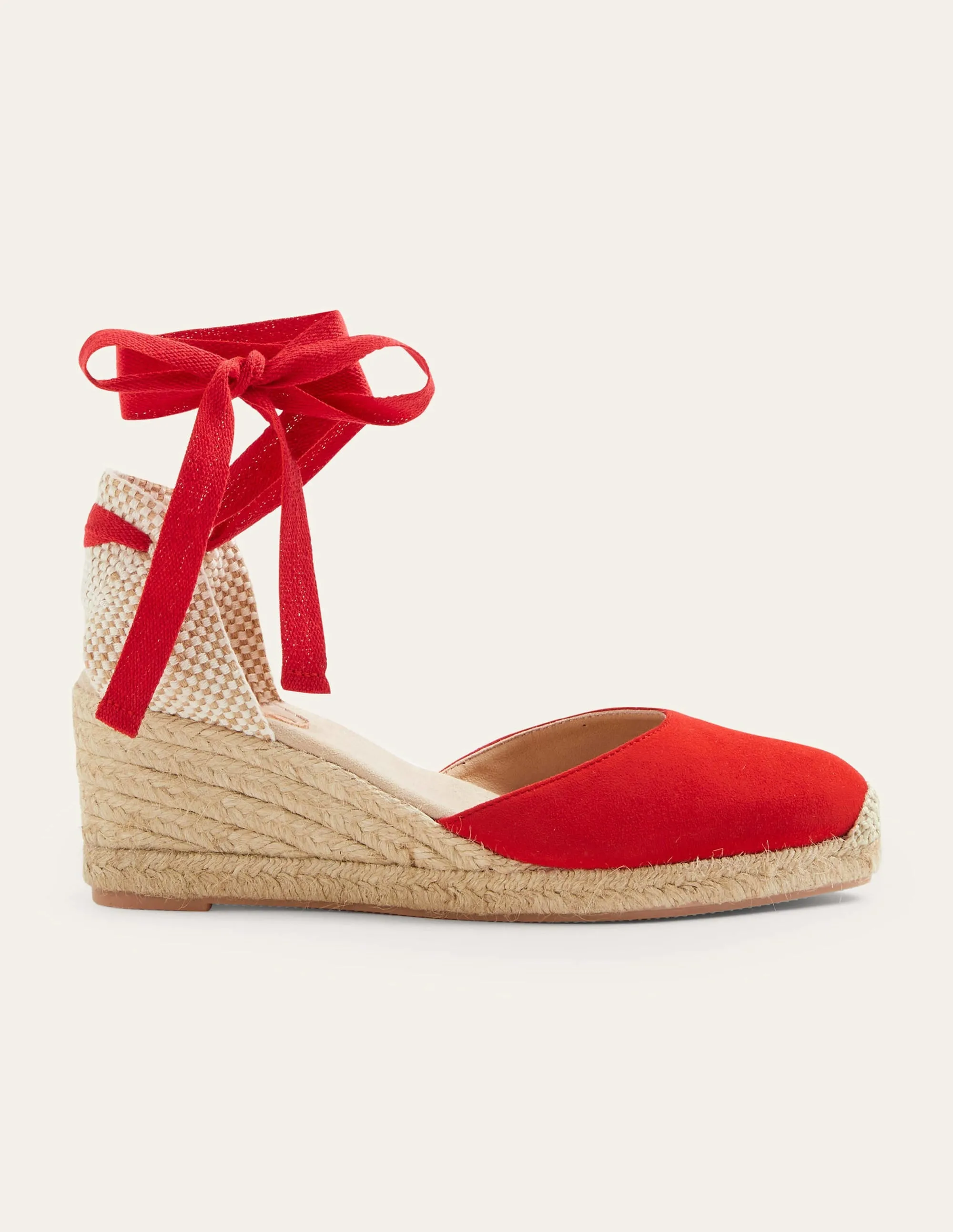 Cassie Espadrilles mit Keilabsatz-Feuerwerkskörperrot
