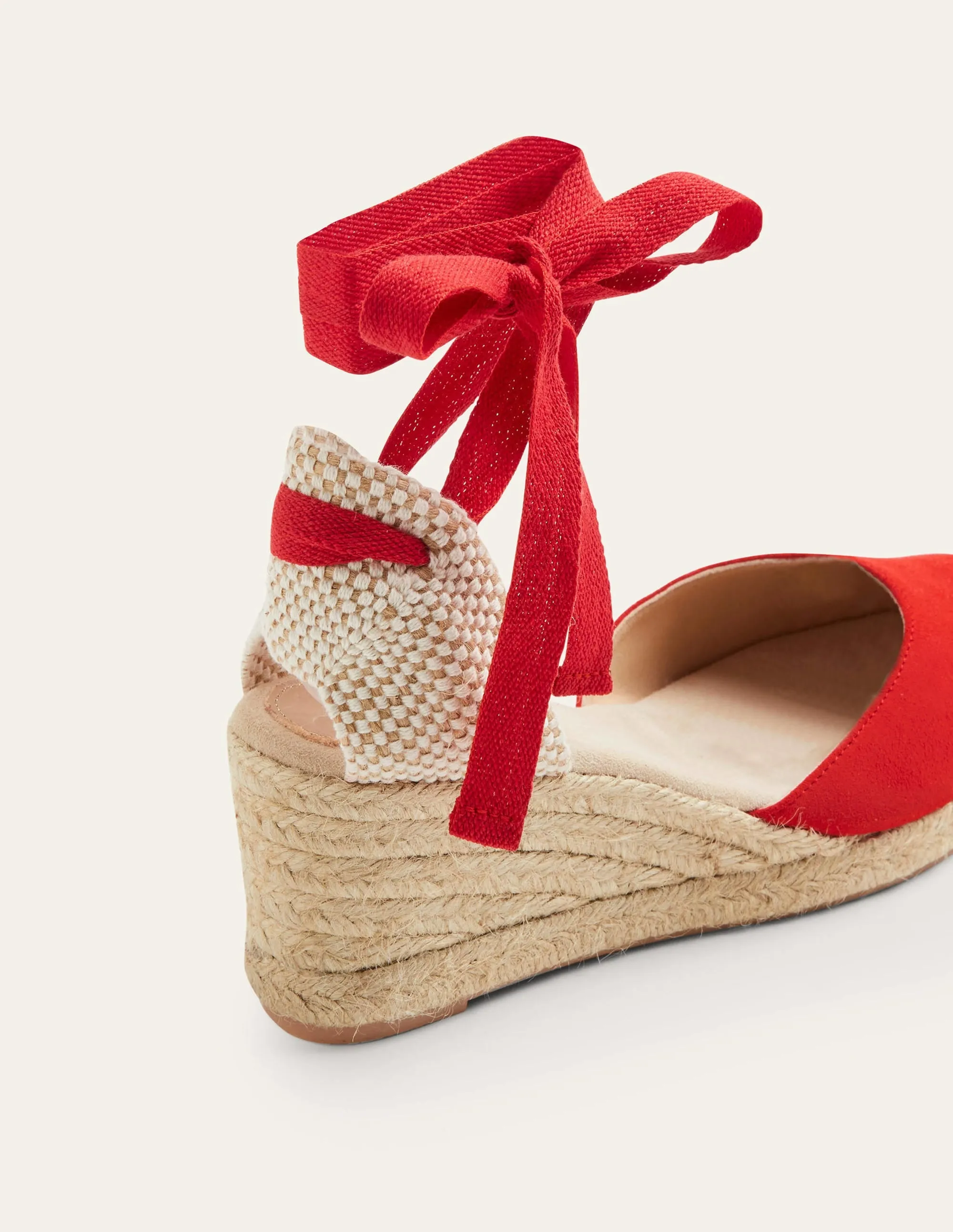 Cassie Espadrilles mit Keilabsatz-Feuerwerkskörperrot