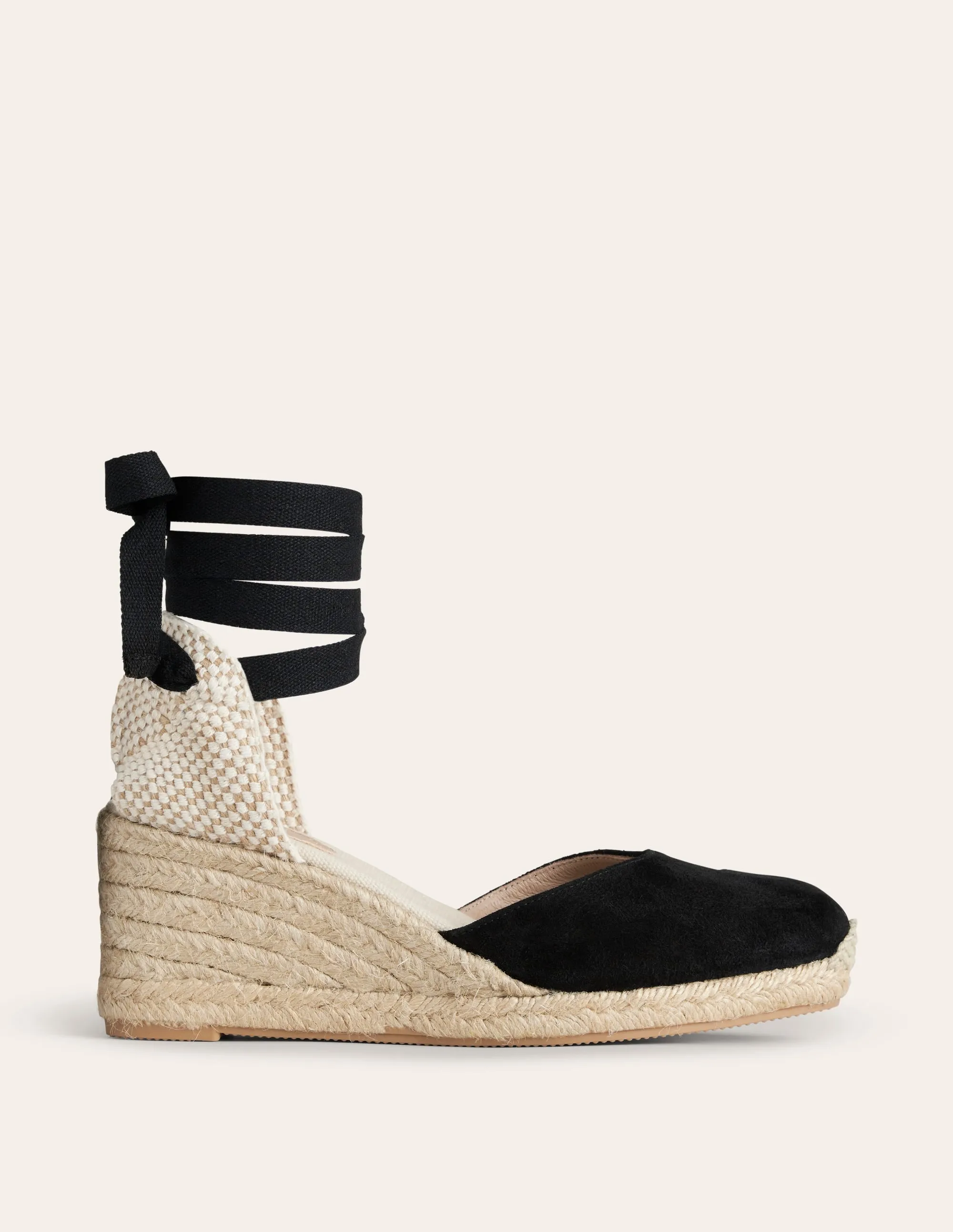 Cassie Espadrilles mit Keilabsatz-Schwarz