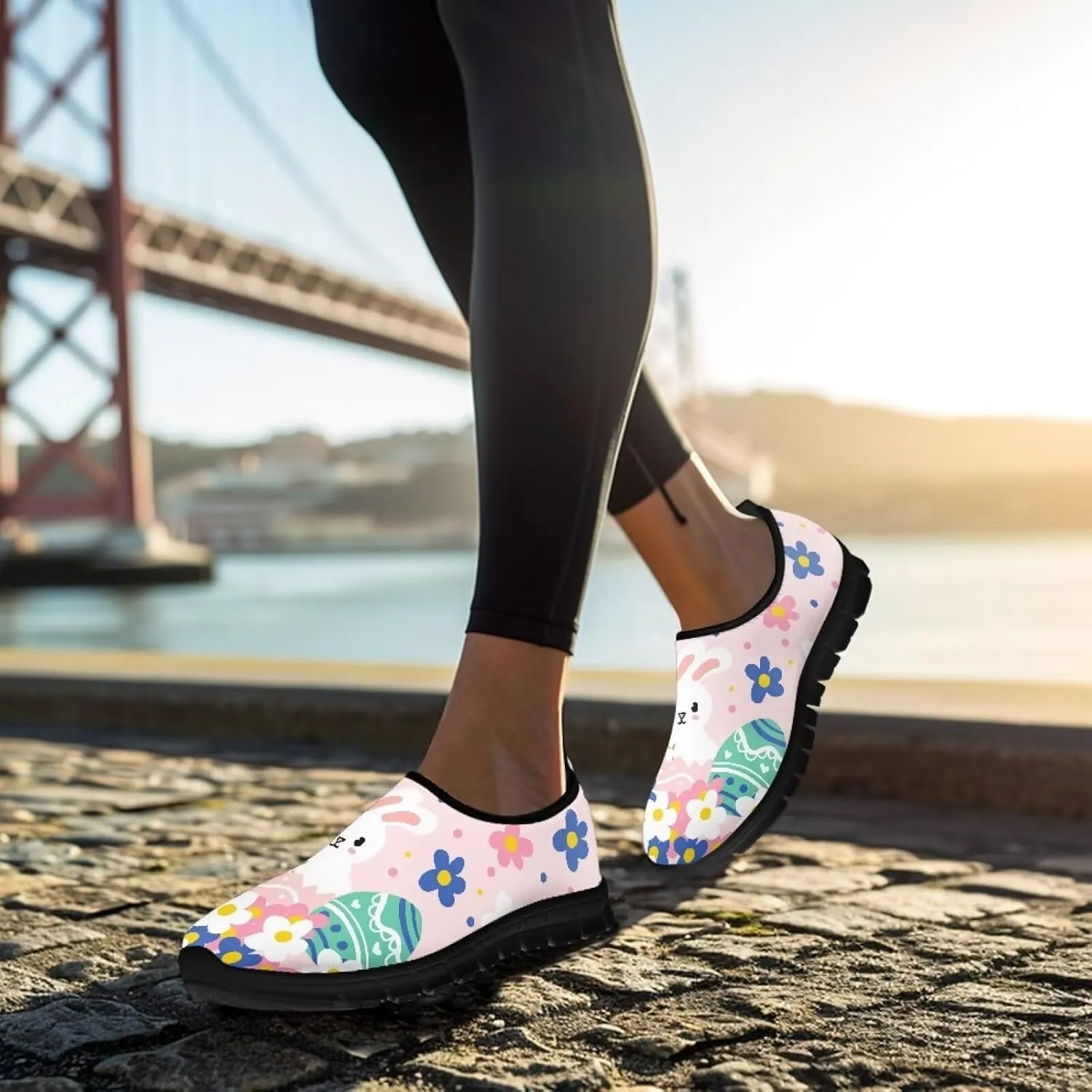 Casual Shoes for Women Slip On Shoes Breathable Lightweight Gym Shoes