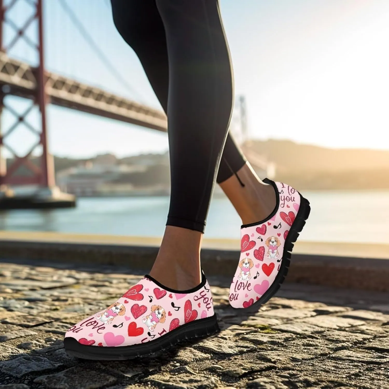 Casual Shoes for Women Slip On Shoes College Lightweight Breathable Walking Shoes
