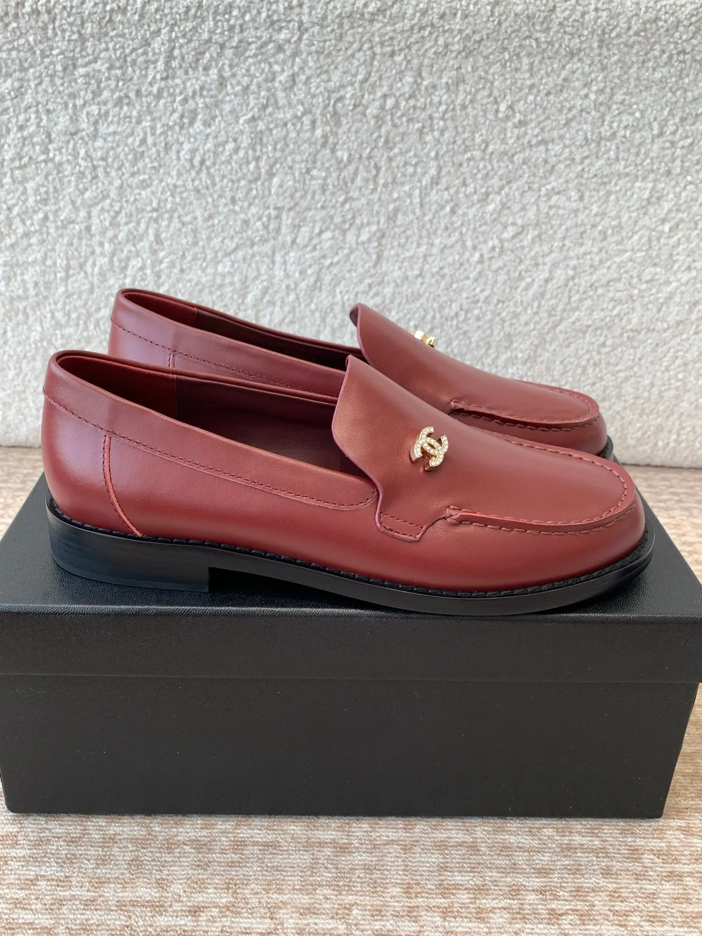 CC 25S Loafer Dark Red Calfskin