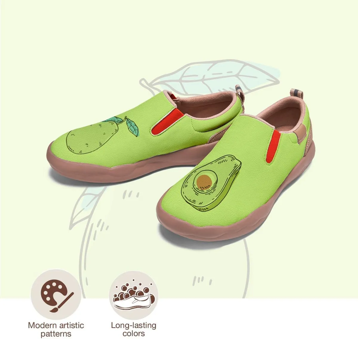 Child's Travel Shoes Boy Girl Slip On Loafers Casual Walking Comfort Abstract Art Painted Sneakers Kids