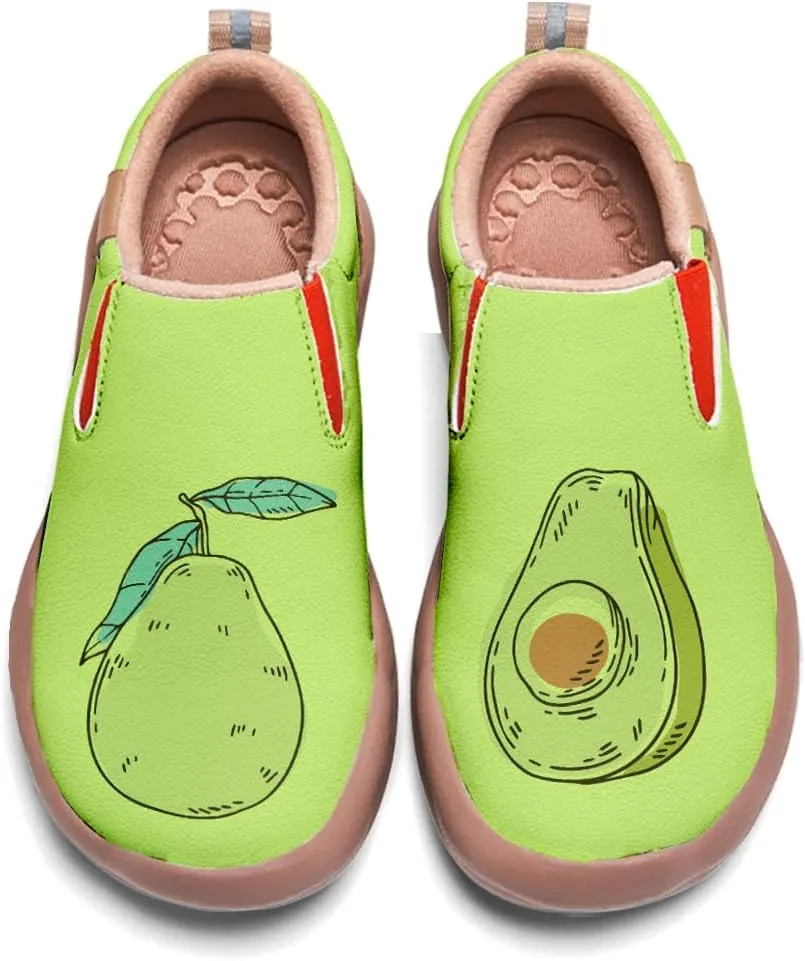 Child's Travel Shoes Boy Girl Slip On Loafers Casual Walking Comfort Abstract Art Painted Sneakers Kids