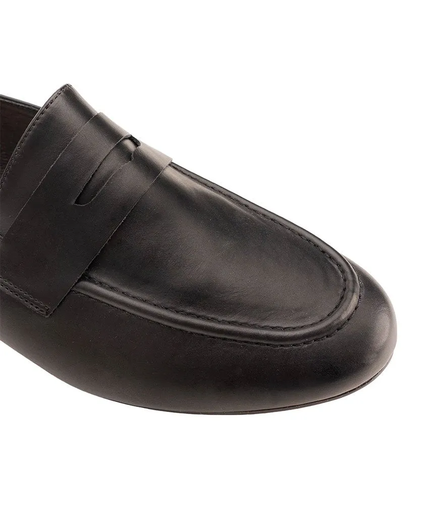 Classic Black Penny Loafers