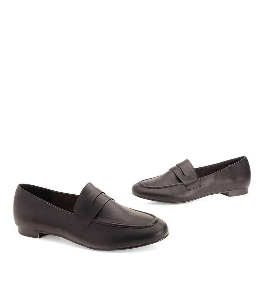 Classic Black Penny Loafers