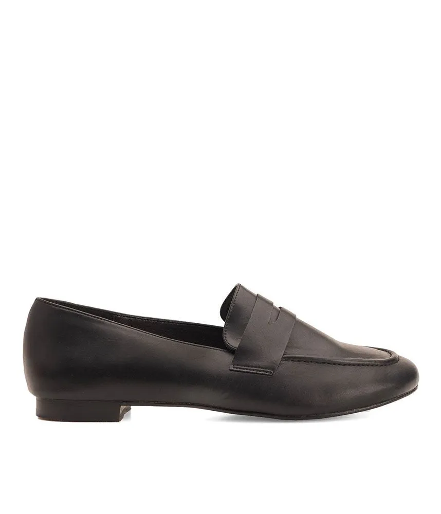 Classic Black Penny Loafers