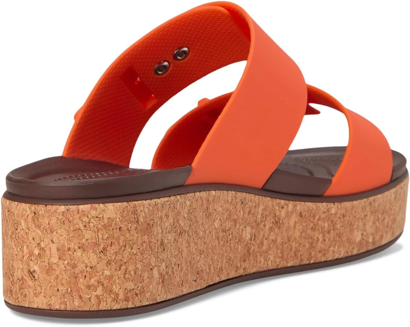 Crocs Womens Brooklyn Cork Buckle Sandals