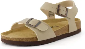 CUSHIONAIRE Women's Lauri Cork footbed Sandal with  Comfort