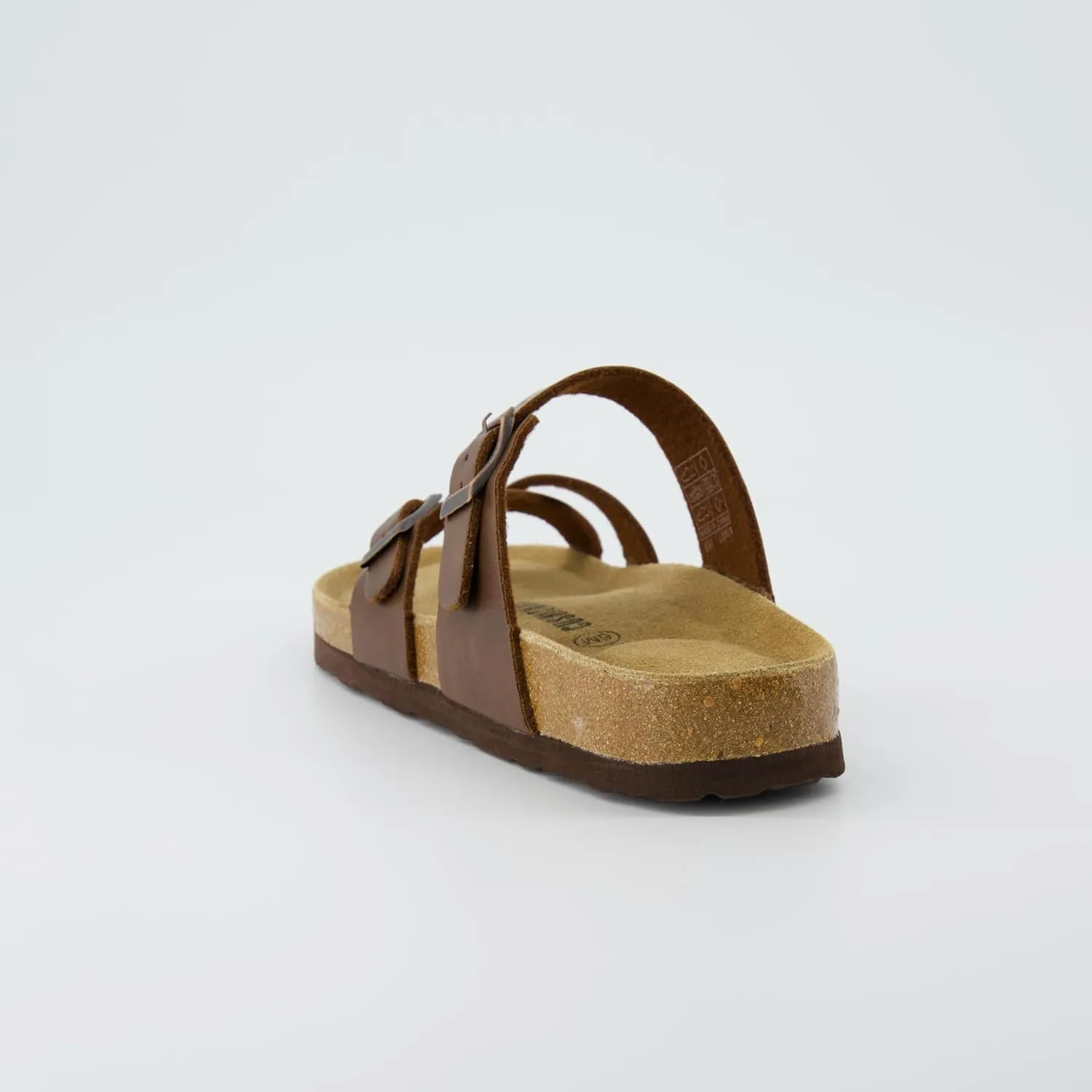 CUSHIONAIRE Women's Luna Cork Footbed Sandal With  Comfort