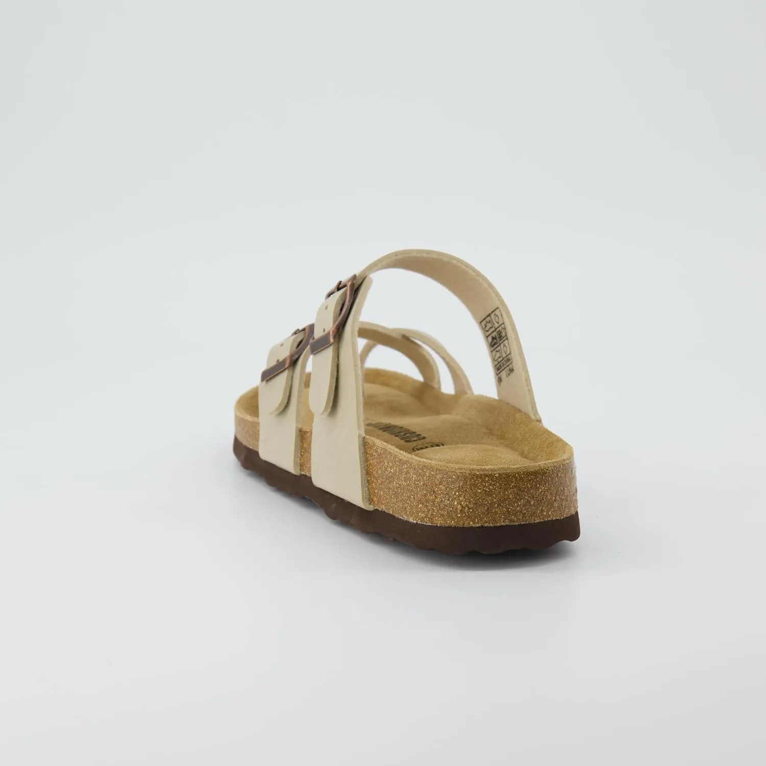 CUSHIONAIRE Women's Luna Cork Footbed Sandal With  Comfort