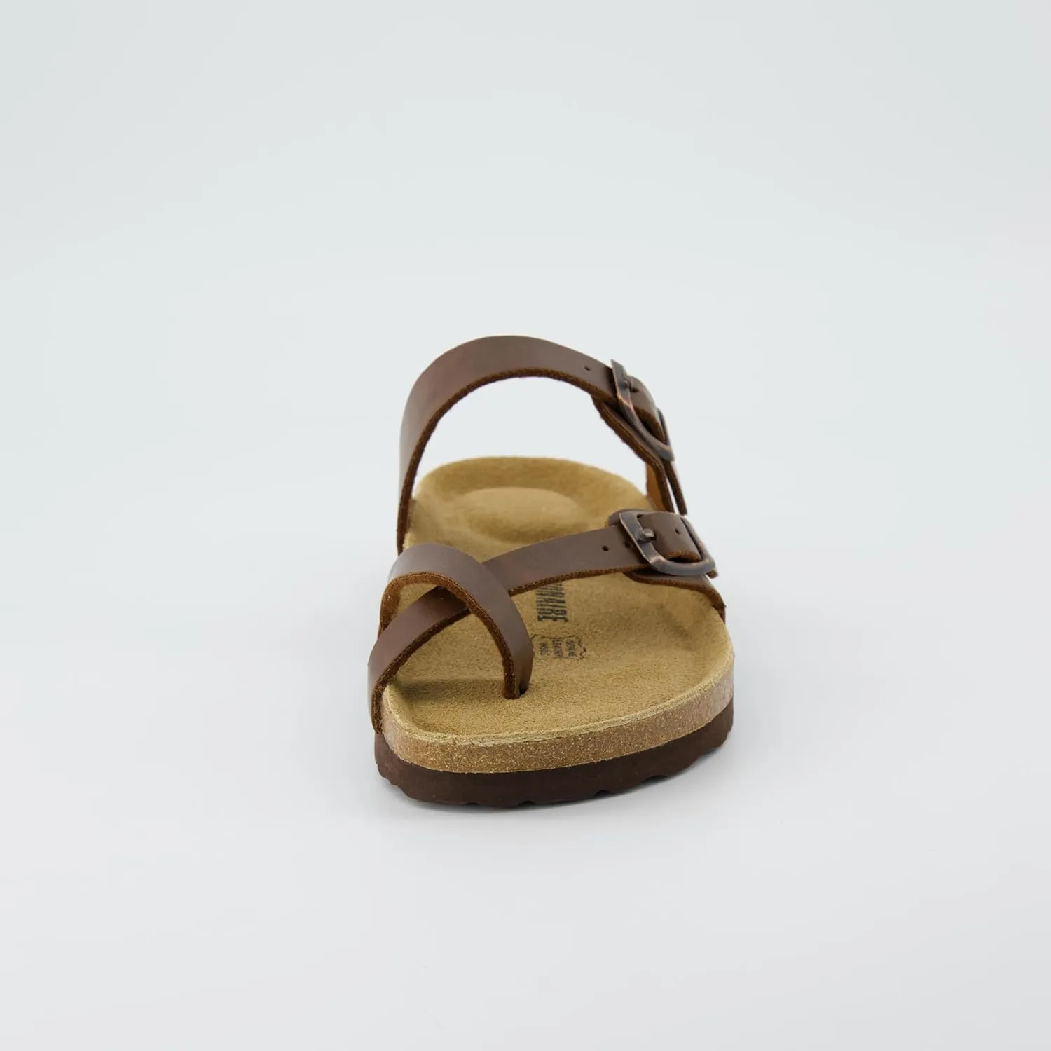 CUSHIONAIRE Women's Luna Cork Footbed Sandal With  Comfort