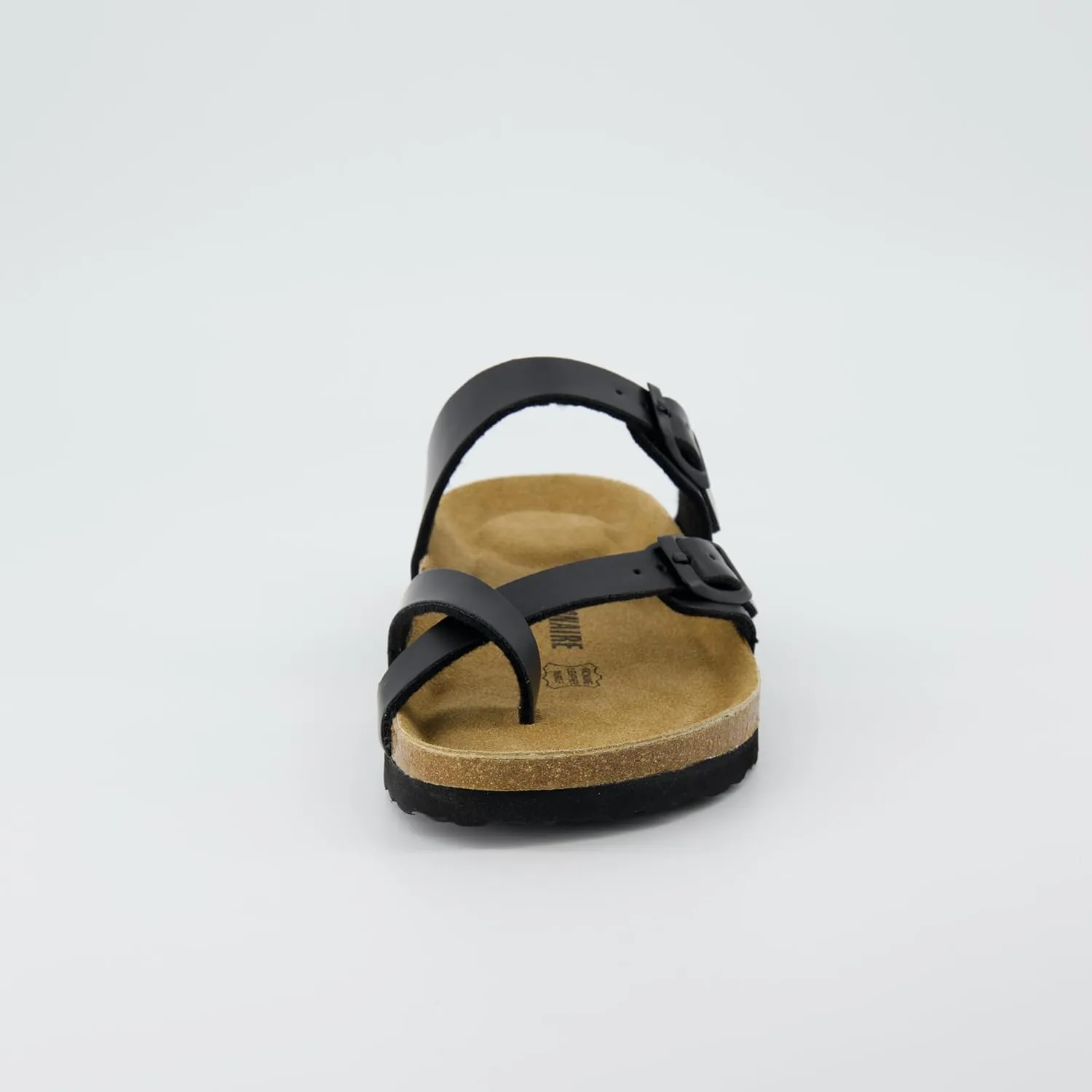 CUSHIONAIRE Women's Luna Cork Footbed Sandal With  Comfort
