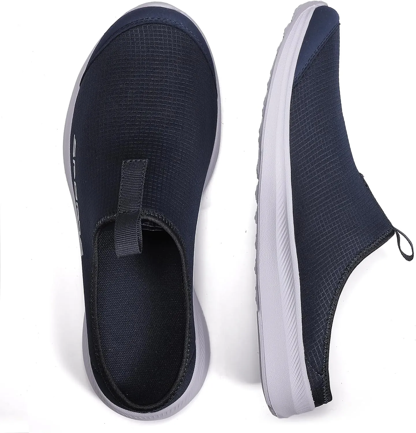 DimaiGlobal Mens Slippers with Arch Support Casual Mules Clog Open Back Shoes Comfort Slip-On Walking Loafer Indoor Outdoor House Shoes