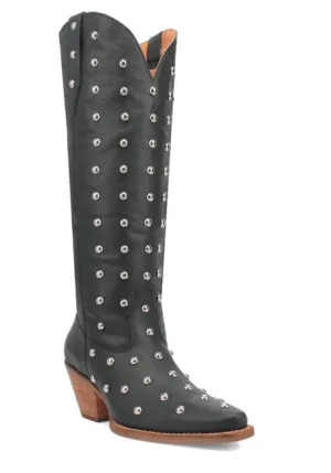 Dingo Broadway Bunny Black Studded Boots