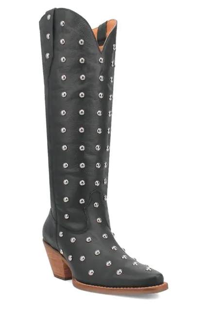 Dingo Broadway Bunny Black Studded Boots