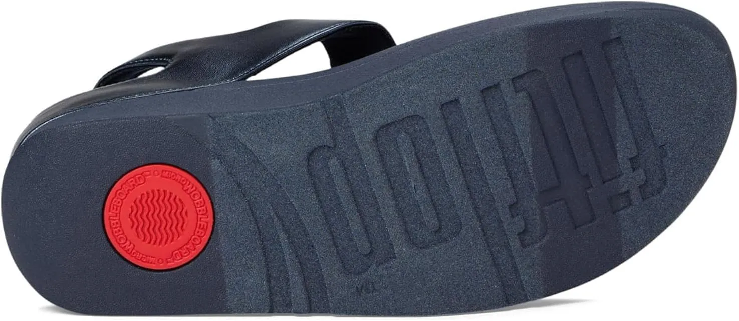 FitFlop Women's Fino Crystal-Mix T-Strap Sandals Wedge