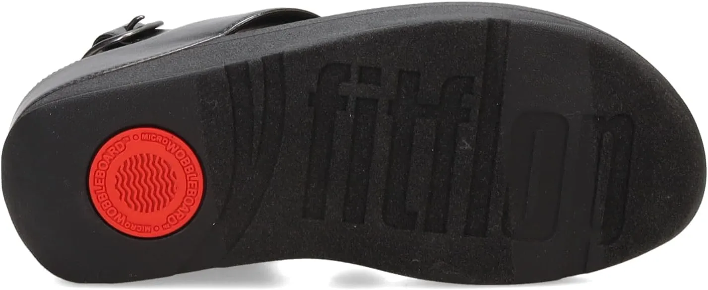 FitFlop Women's Fino Crystal-Mix T-Strap Sandals Wedge