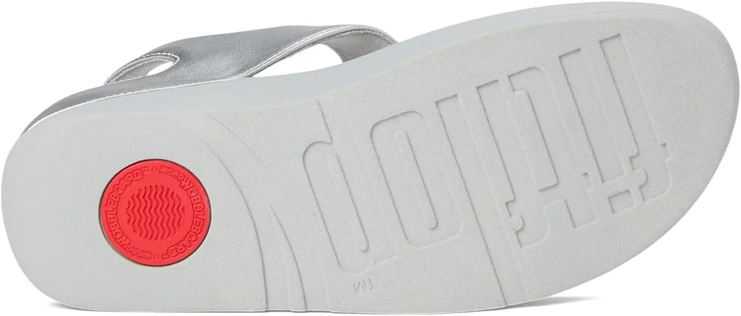 FitFlop Women's Fino Crystal-Mix T-Strap Sandals Wedge