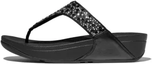 FitFlop Women's Lulu Crystal-Mix Toe-Post Sandals Wedge
