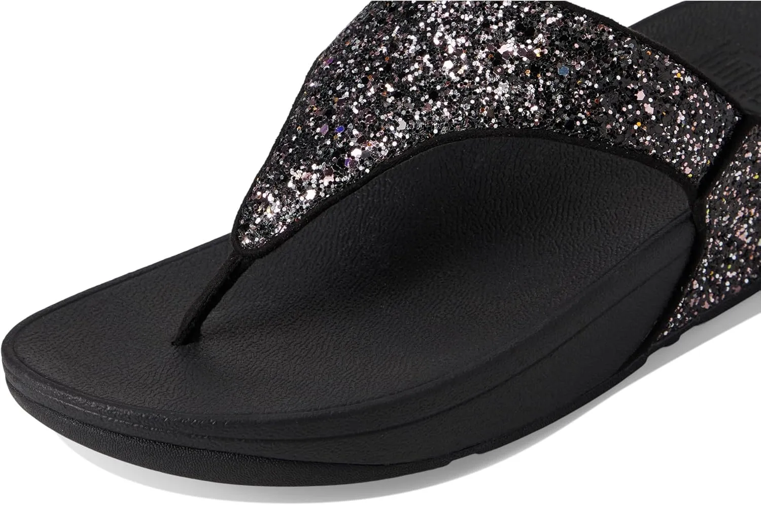 FitFlop Women's Lulu Multi-Tonal Glitter Toe-Post Sandals Wedge