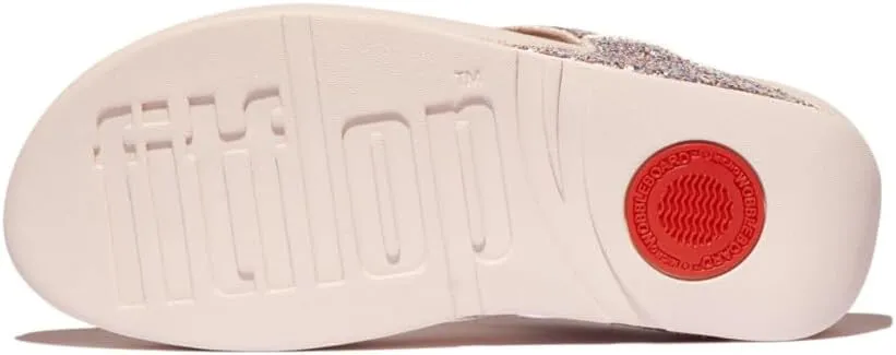 FitFlop Women's Lulu Multi-Tonal Glitter Toe-Post Sandals Wedge