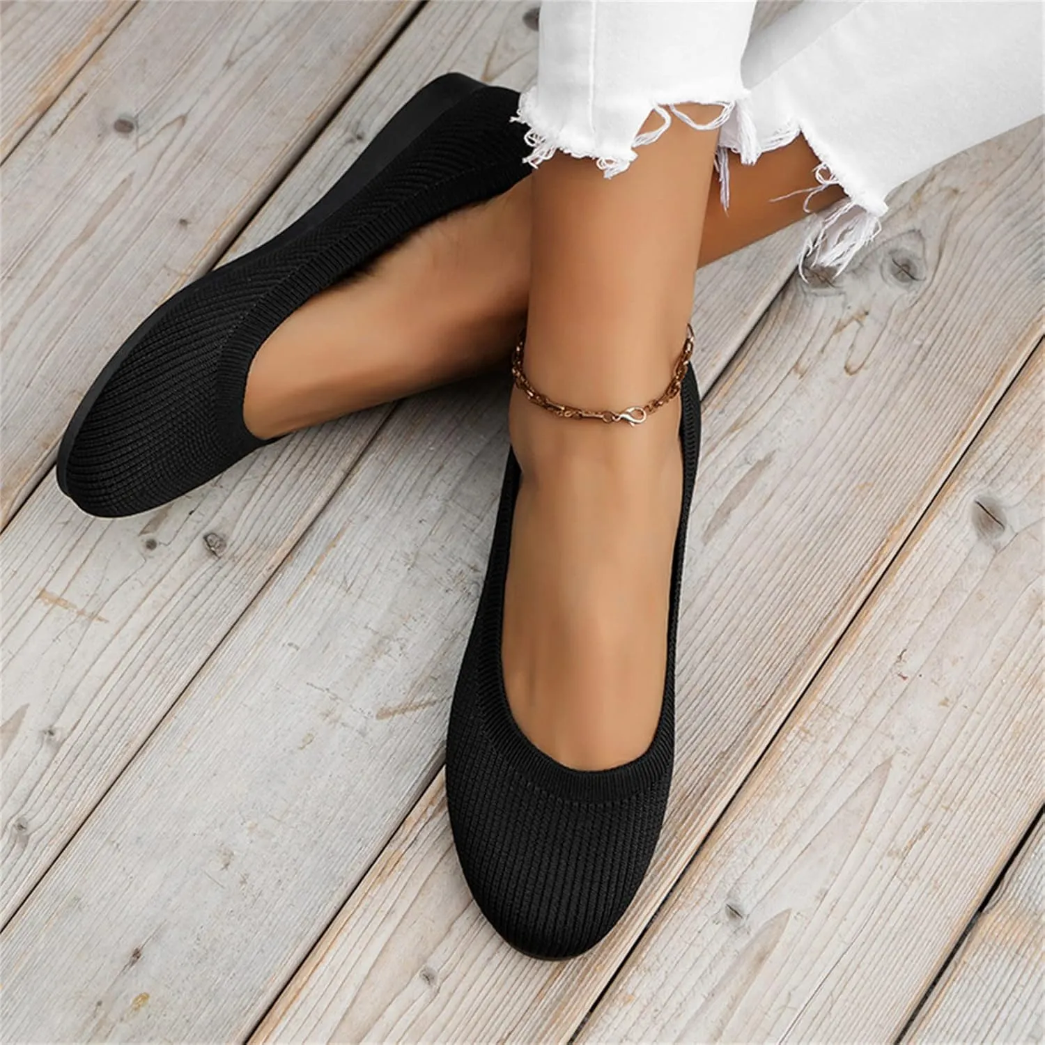 Flats for Women Dressy Ballet Loafer Slip On Business Shoes Comfortable Dress Shoes Work Flat Office Shoe