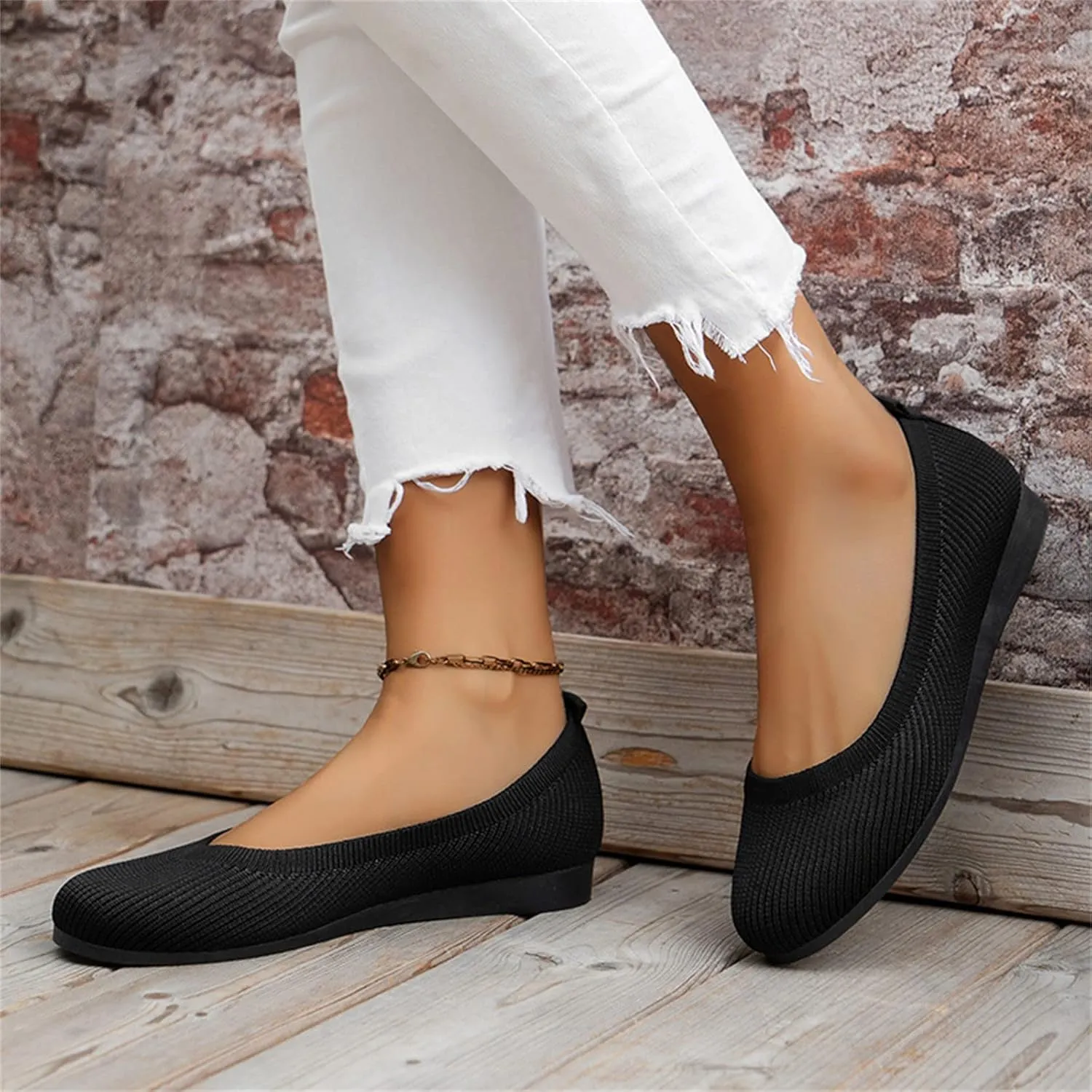 Flats for Women Dressy Ballet Loafer Slip On Business Shoes Comfortable Dress Shoes Work Flat Office Shoe