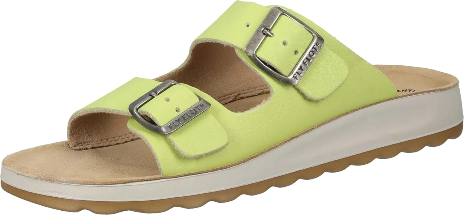 Fly Flot Women's Mules, Light Green, 6 AU