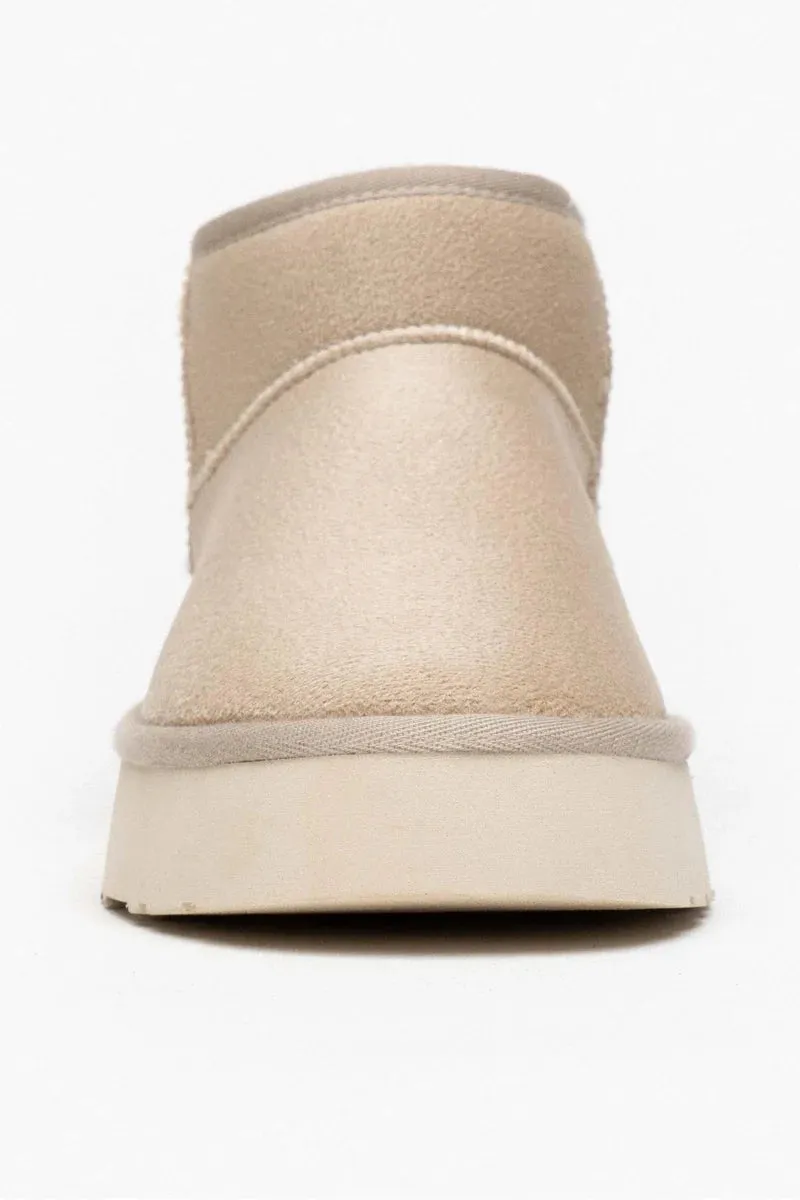 Fur-Lined Platform Boots