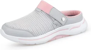 Garden Clogs Mens Womens Mesh Slipper Sandals Slip on Home Shoes Outdoor Mules