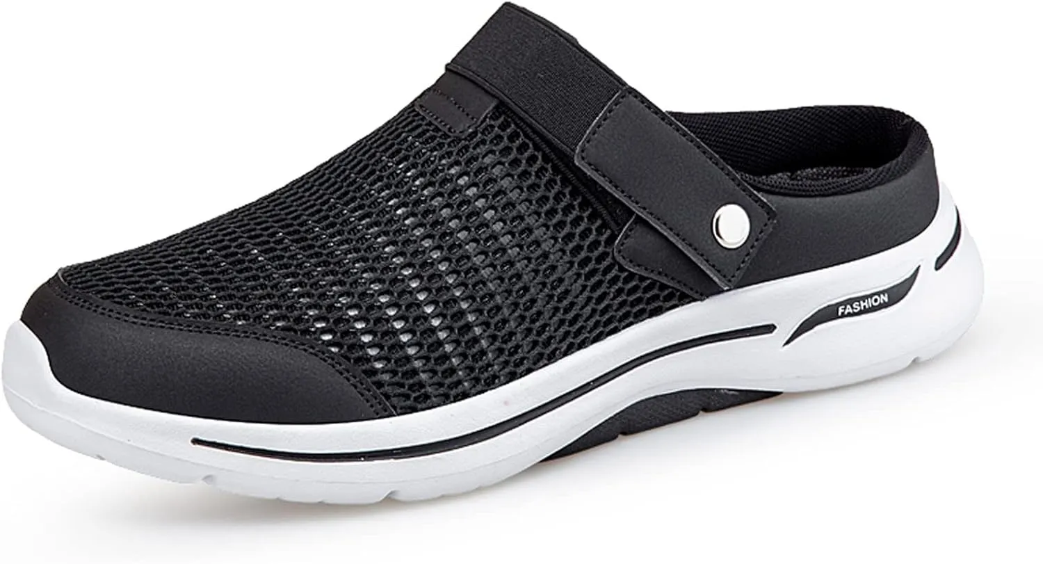 Garden Clogs Mens Womens Mesh Slipper Sandals Slip on Home Shoes Outdoor Mules