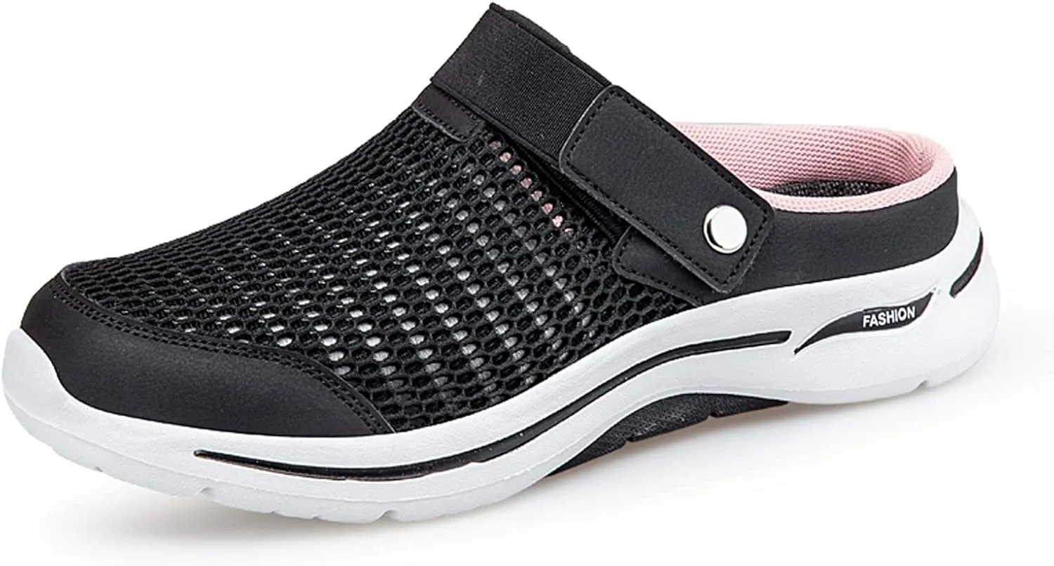 Garden Clogs Mens Womens Mesh Slipper Sandals Slip on Home Shoes Outdoor Mules