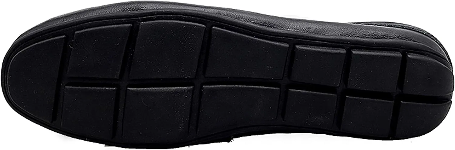 Go Tour Mens Mules Clog Slippers Breathable Punching Leather Slip on Shoes Casual Loafers